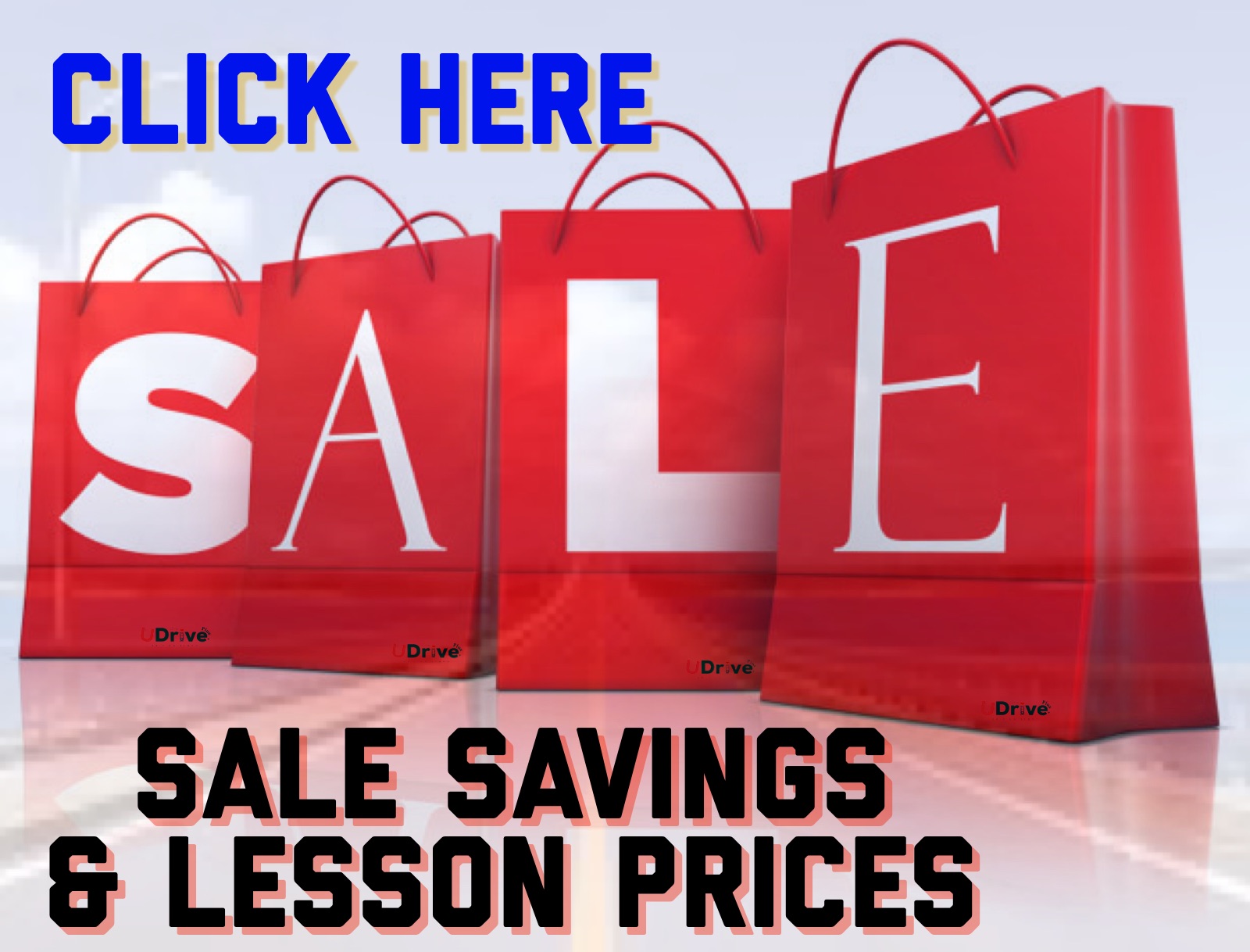 Sale and lesson prices udrive+